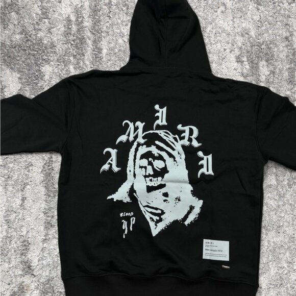 AMIRI Grim Reaper MA Logo Men's Large Hoodie - Picture 1 of 5